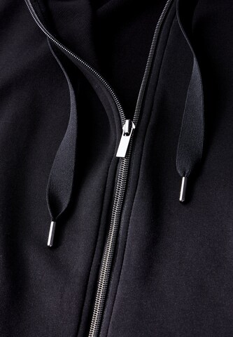 STREET ONE Sweatjacke in Schwarz