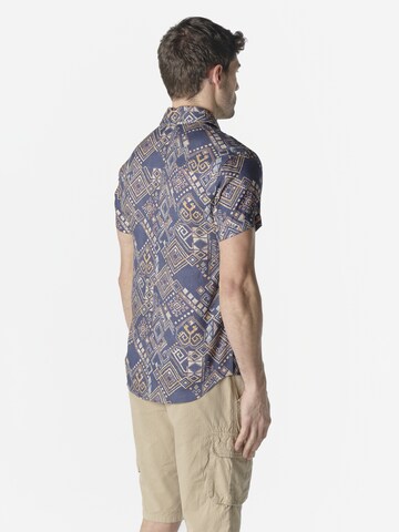 KOROSHI Regular fit Ing - kék