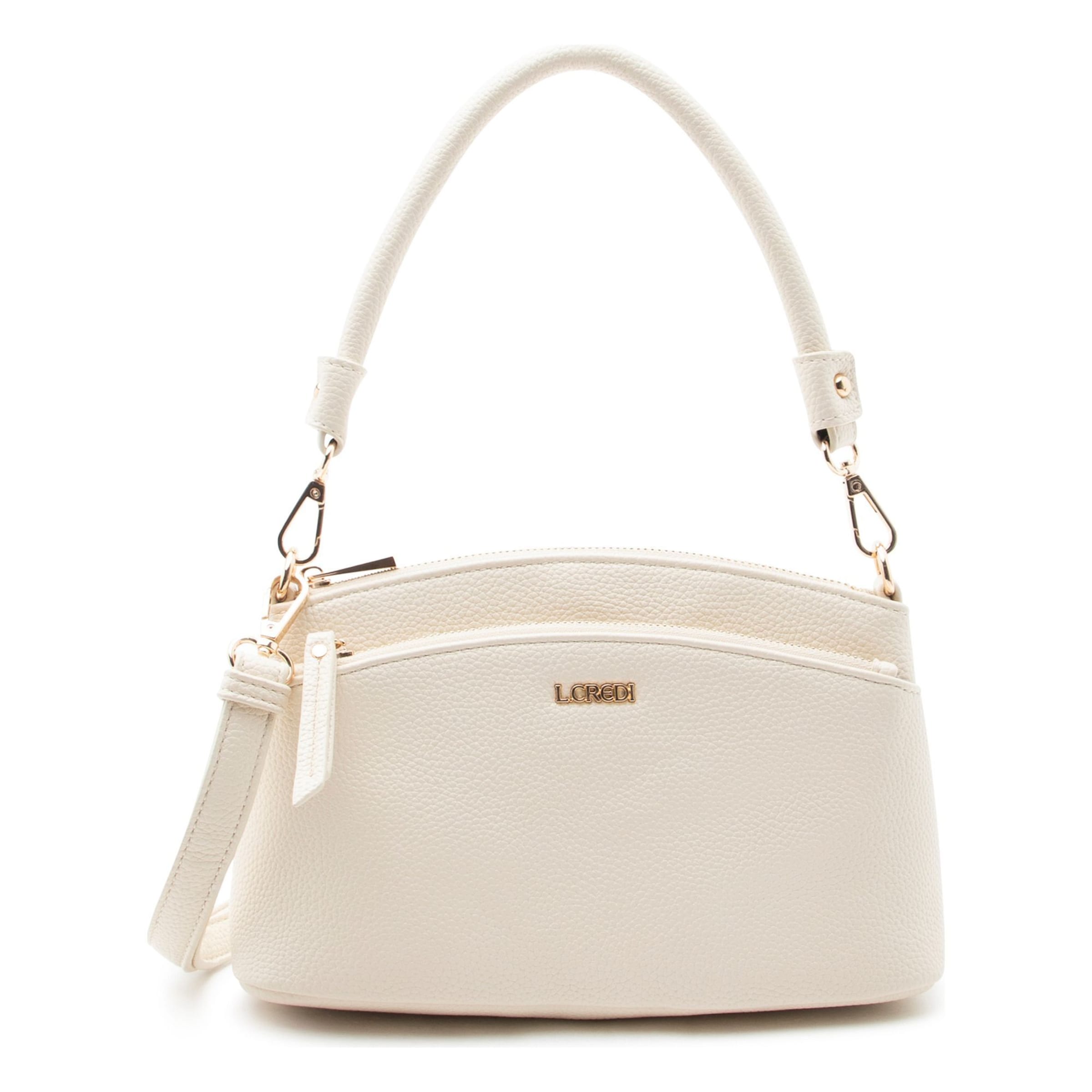 Sac bandoulière 'Sibona' L.CREDI en beige : devant