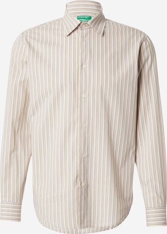 smėlio UNITED COLORS OF BENETTON Standartinis modelis Marškiniai: priekis