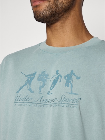 UNDER ARMOUR Λειτουργικό μπλουζάκι 'ATHLETES' σε μπλε