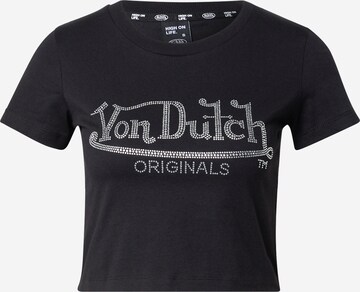 Von Dutch Originals T-Shirt 'ANDREA' in Schwarz: predná strana