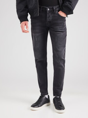 Coupe slim Jean Trendyol en gris : devant