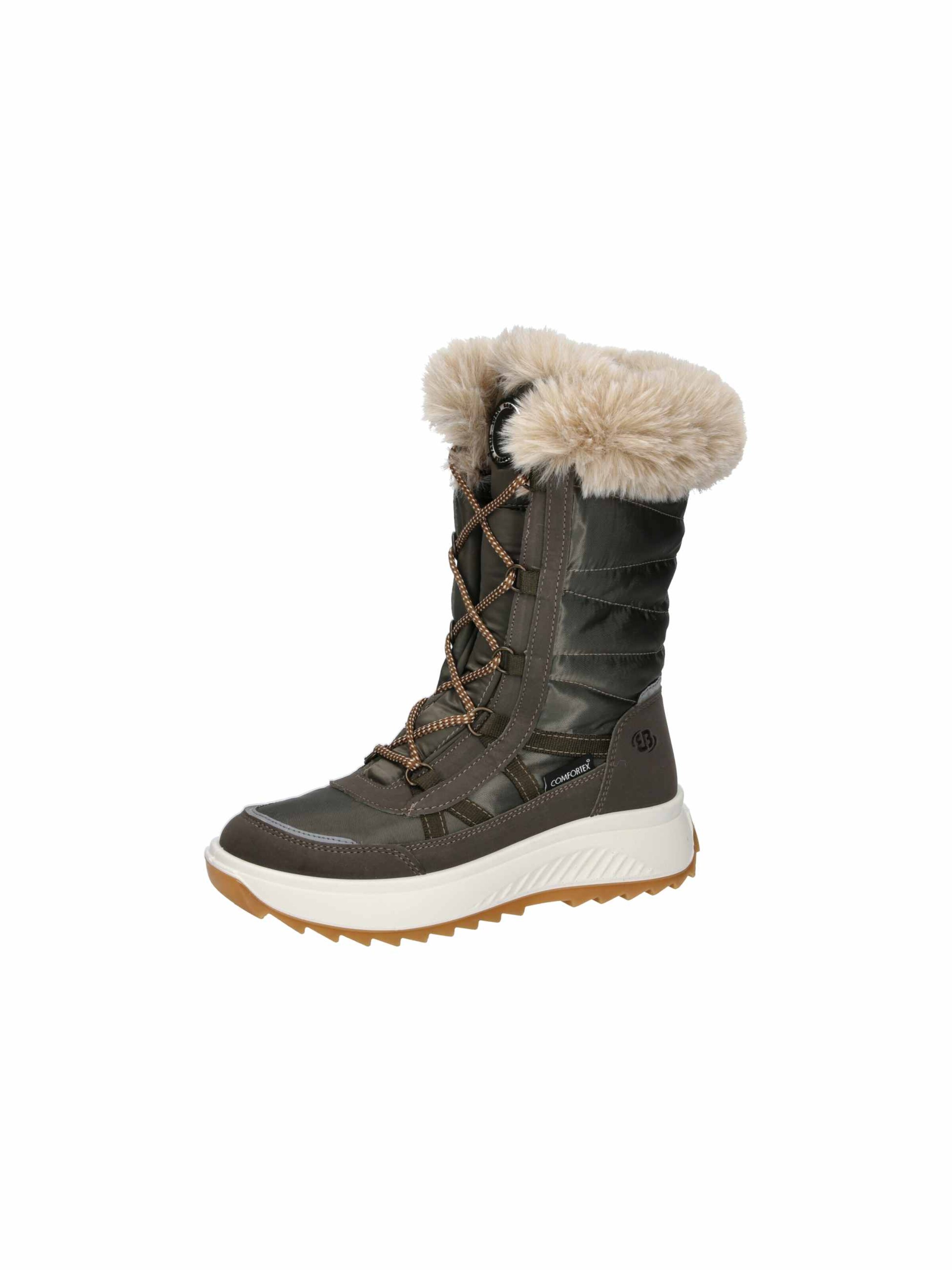 Brütting Snow Boots 'Zelda' in Brown: front