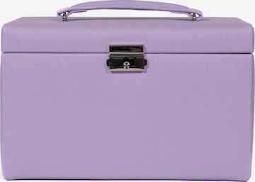 Friedrich23 Jewelry storage 'JOLIE Schmuckkästchen - Kreuznarben Optik' in Purple: front