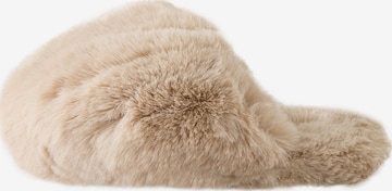 Pantoufle Next en marron : devant