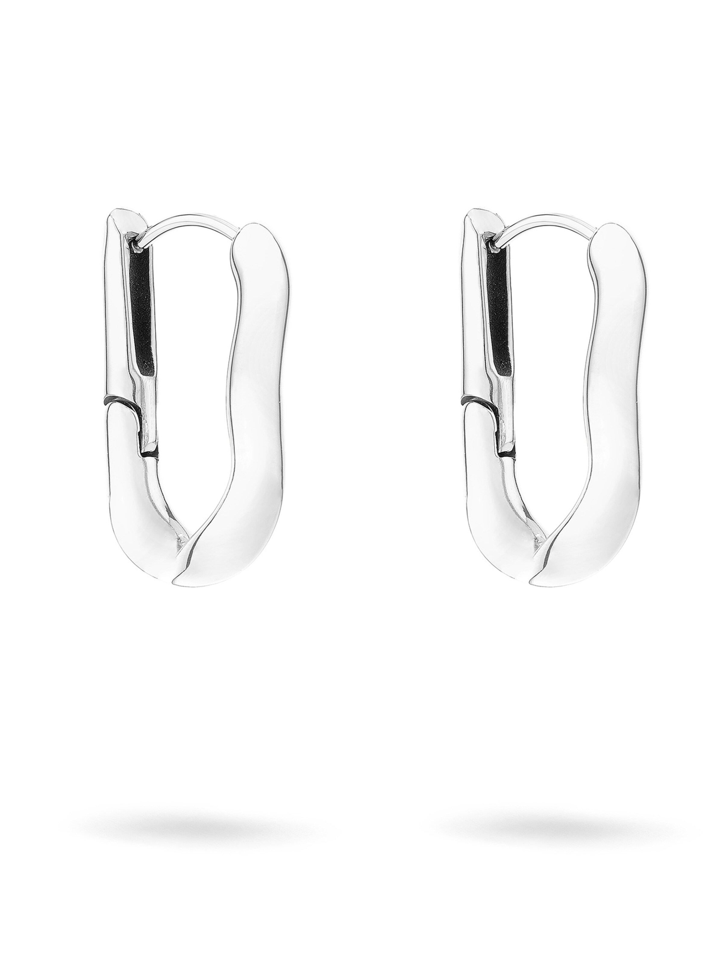 Boucles d'oreilles Liebeskind Berlin en argent : devant