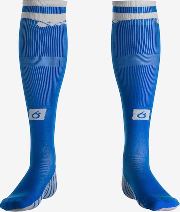 OUTFITTER Soccer Socks 'OCEAN FABRICS TAHI' in Blue: front