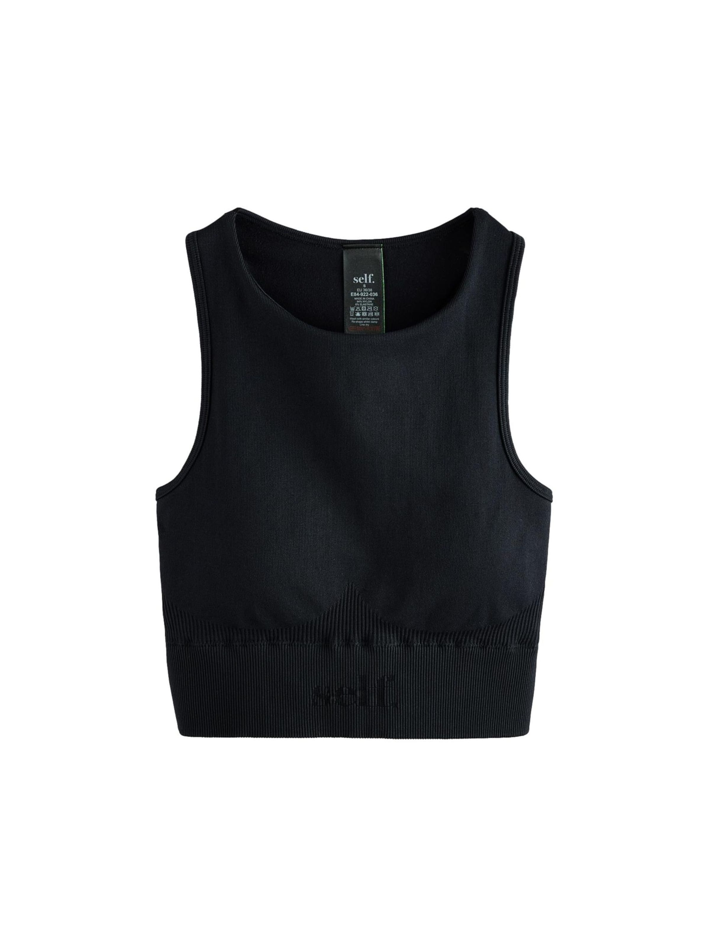 self. Top in Black: front