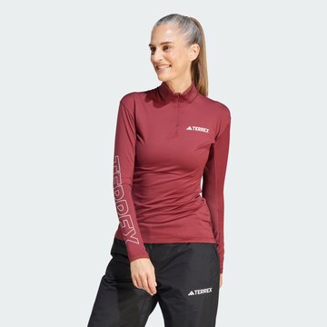 ADIDAS TERREX Funktionsshirt 'Xperior' in Rot: Vorderseite
