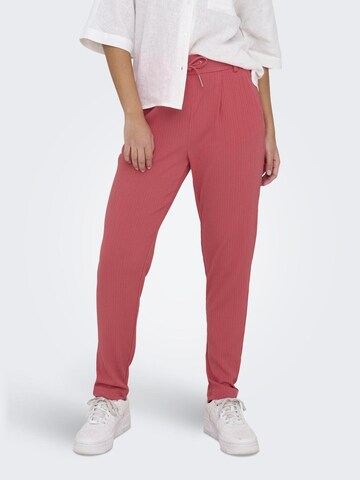 ONLY Regular Pants 'POPTRASH-DETA' in Pink: front