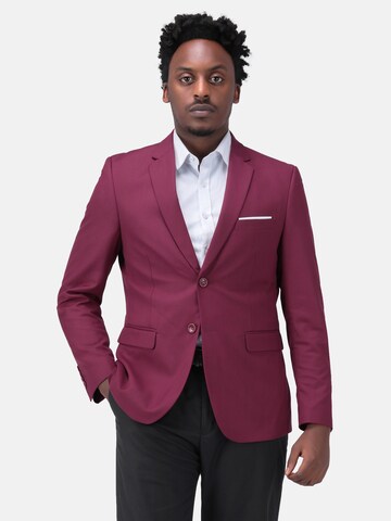 YOUTHUP Slim fit Suit Jacket 'Duplo' in Red