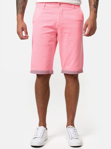Pantalon chino 'A206' Tazzio en rose : devant