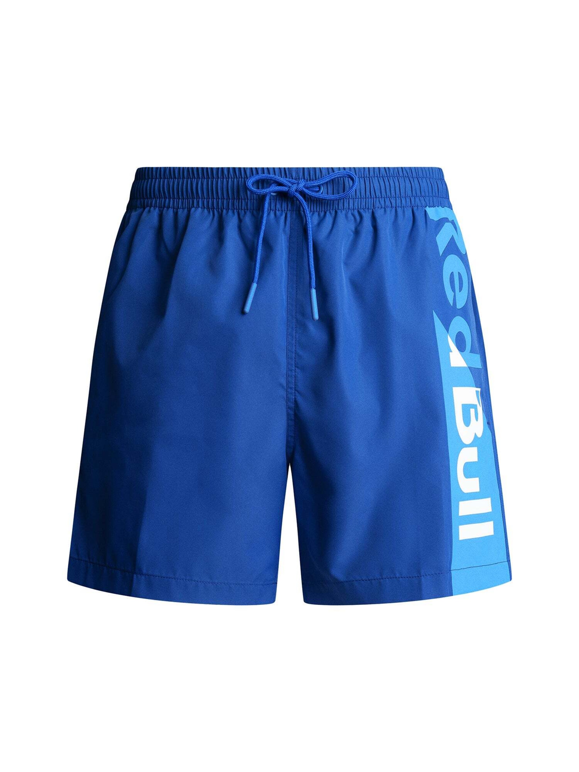 Red Bull Racing x Pepe Jeans Badehose 'RBR' in Blau: Vorderseite