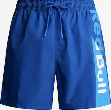 Red Bull Racing x Pepe Jeans Badehose 'RBR' in Blau: Vorderseite