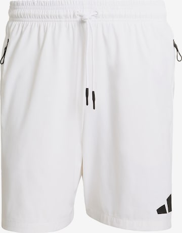 ADIDAS SPORTSWEAR Normalny krój Spodnie sportowe 'Z.N.E.' w kolorze biały: przód