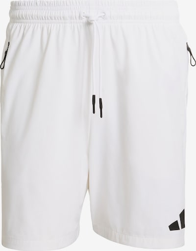 Sportinės kelnės 'Z.N.E.' iš ADIDAS SPORTSWEAR, spalva – juoda / balta, Prekių apžvalga