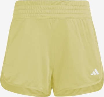 ADIDAS PERFORMANCE Sports trousers 'Pacer Essentials' in Yellow: front