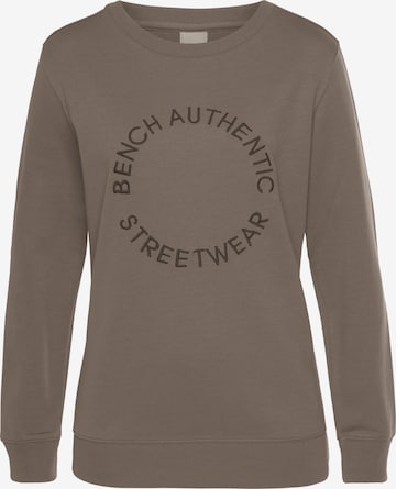 BENCH Sweatshirt in Brown: front