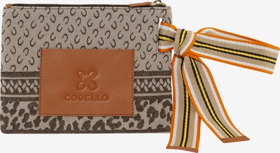 CODELLO Beauty Bag in beige / gelb / orange, Produktansicht