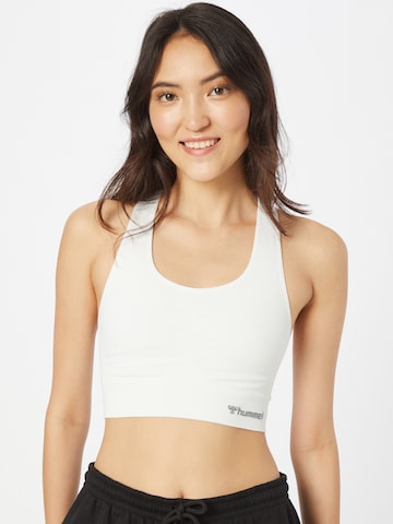 Hummel Bustier Sport-BH 'Tif' in Weiß: predná strana