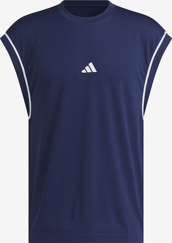 T-Shirt fonctionnel 'All-World' ADIDAS PERFORMANCE en bleu : devant