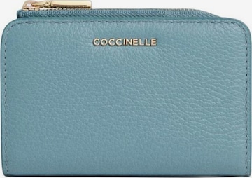 Coccinelle Portemonnaie 'COCCINELLE METALLIC 5' in Blau: Vorderseite
