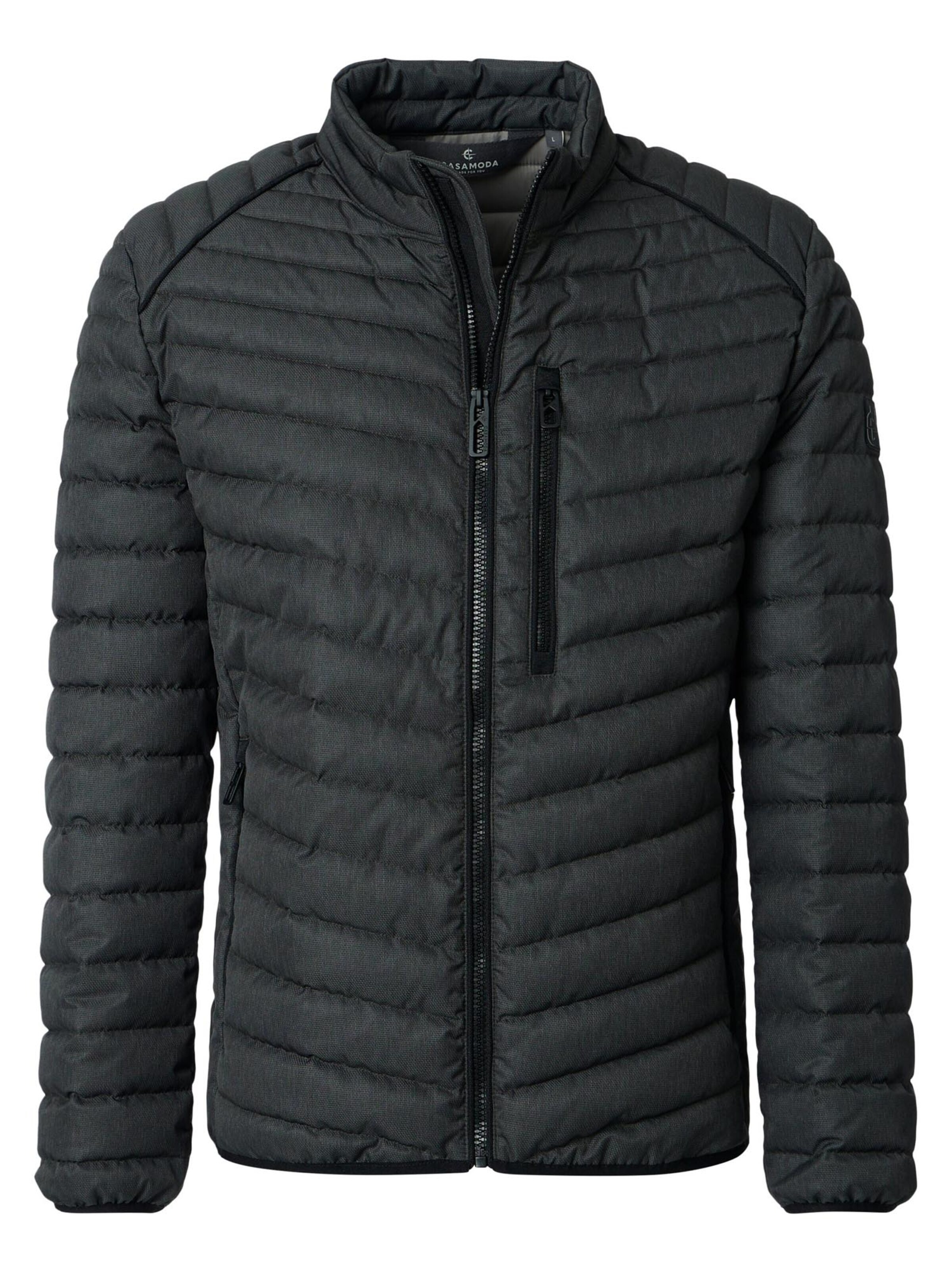 CASAMODA Between-season jacket 'Basic' in Grey: front