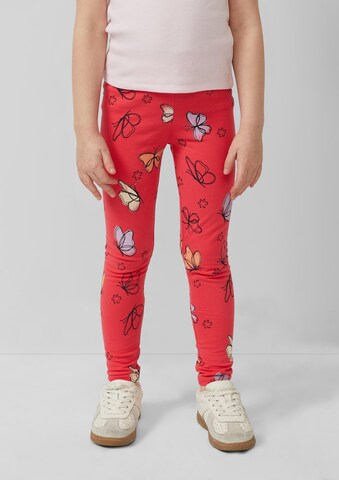s.Oliver Slimfit Leggings in Rood: voorkant