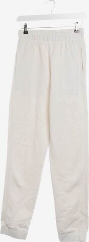 GANNI Pants in XXS in White: front