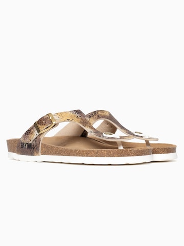 Bayton - Sandalias de dedo 'Mercure' en beige