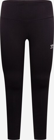 ADIDAS ORIGINALS Skinny Fit Панталон 'Adicolor Essentials ' в черно: отпред