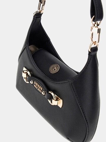 GUESS Schultertasche 'Mimina' in Schwarz