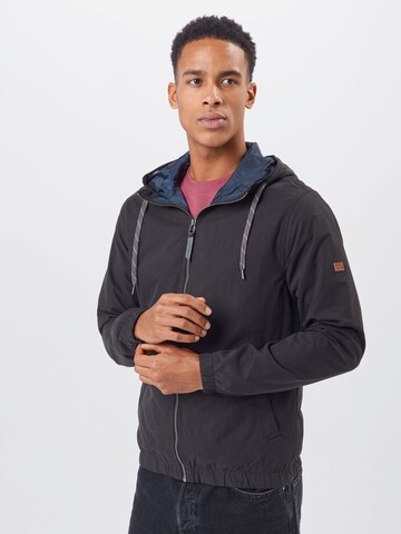 Veste mi-saison 'CRAMER' JACK & JONES en noir : devant