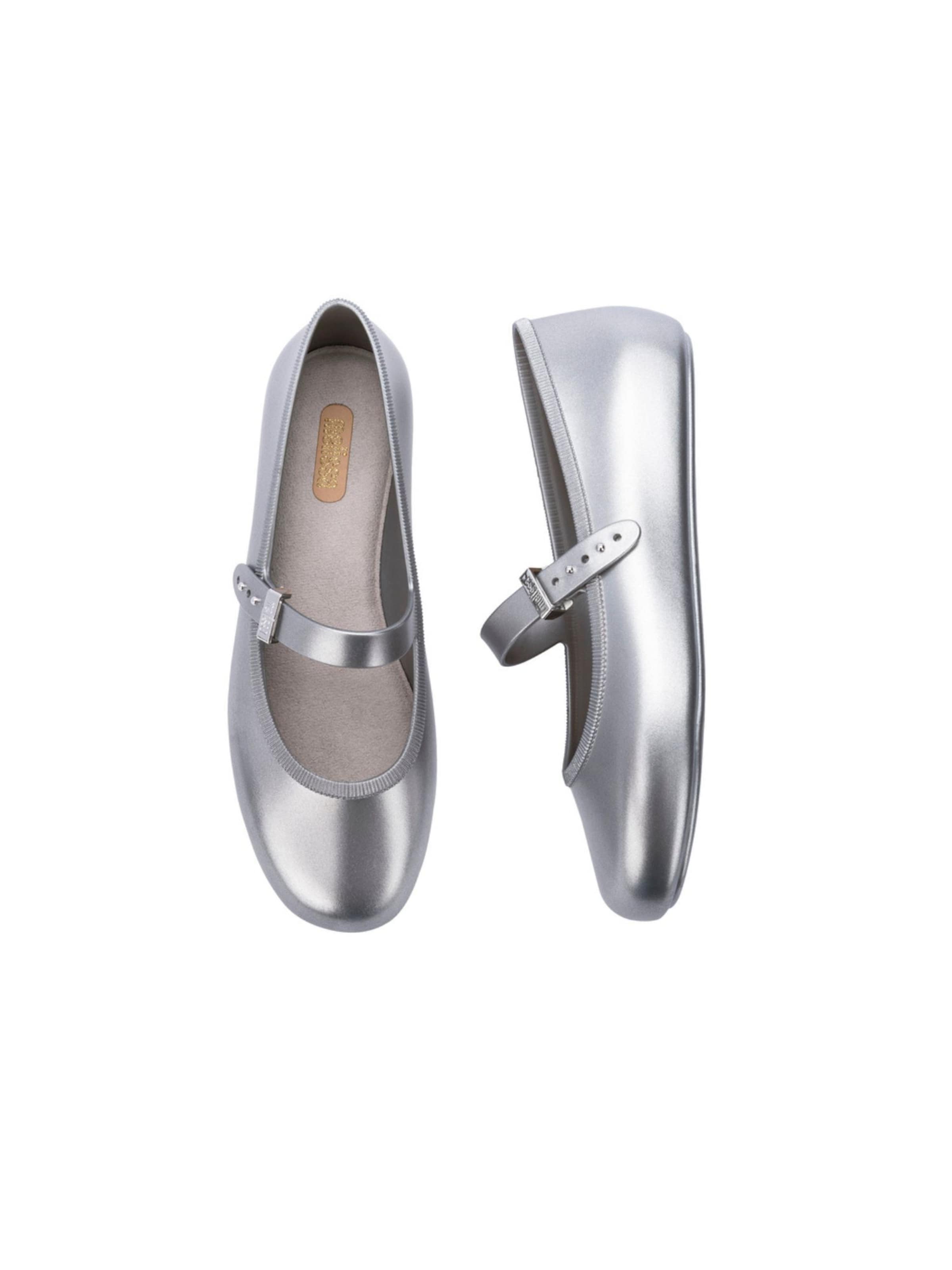 MELISSA Ballet Flats in Silver
