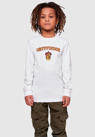 T-Shirt 'Harry Potter - Hogwarts Gryffindor Crest' ABSOLUTE CULT en blanc : devant
