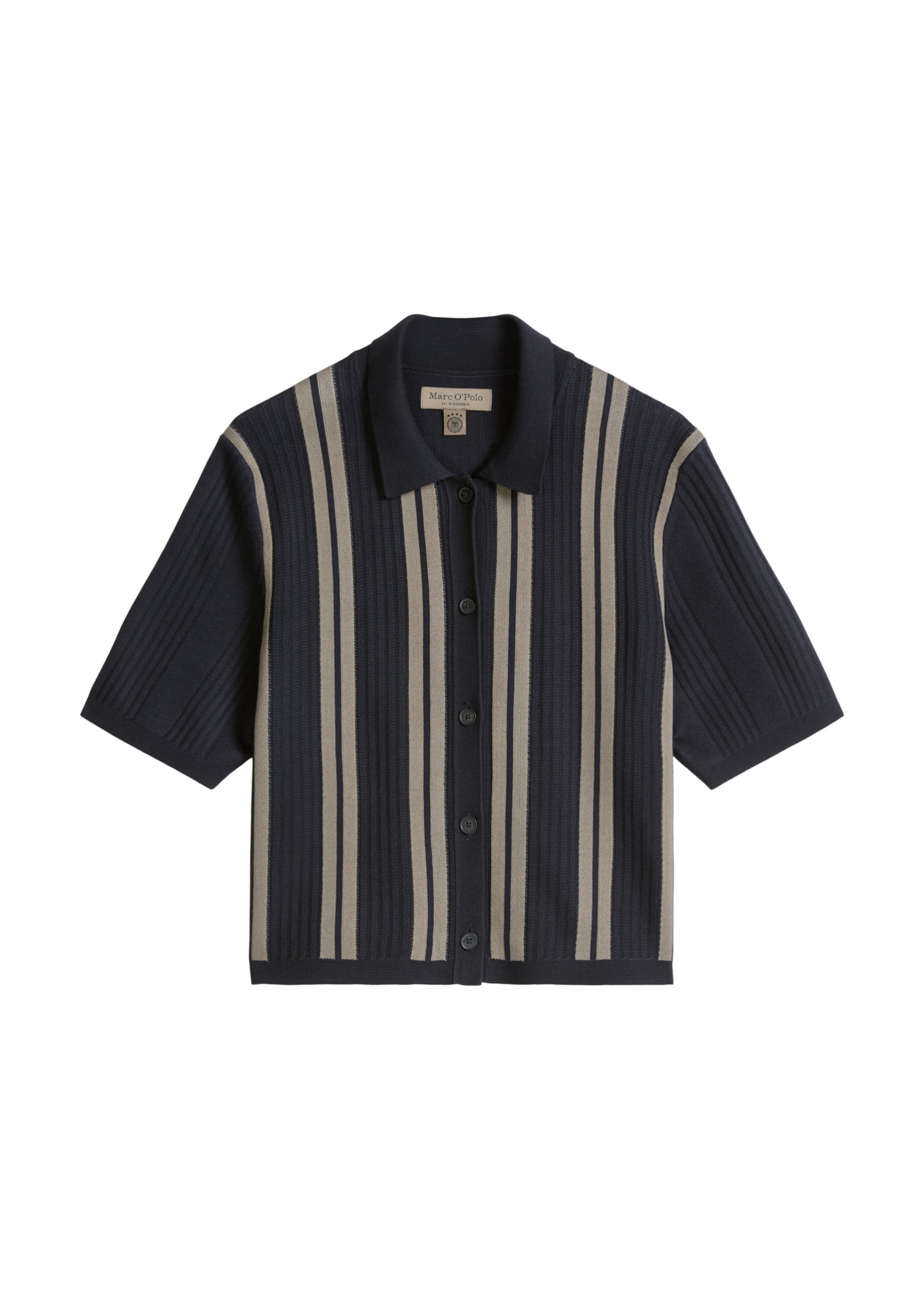 Marc O'Polo Strickjacke in Blau: Vorderseite