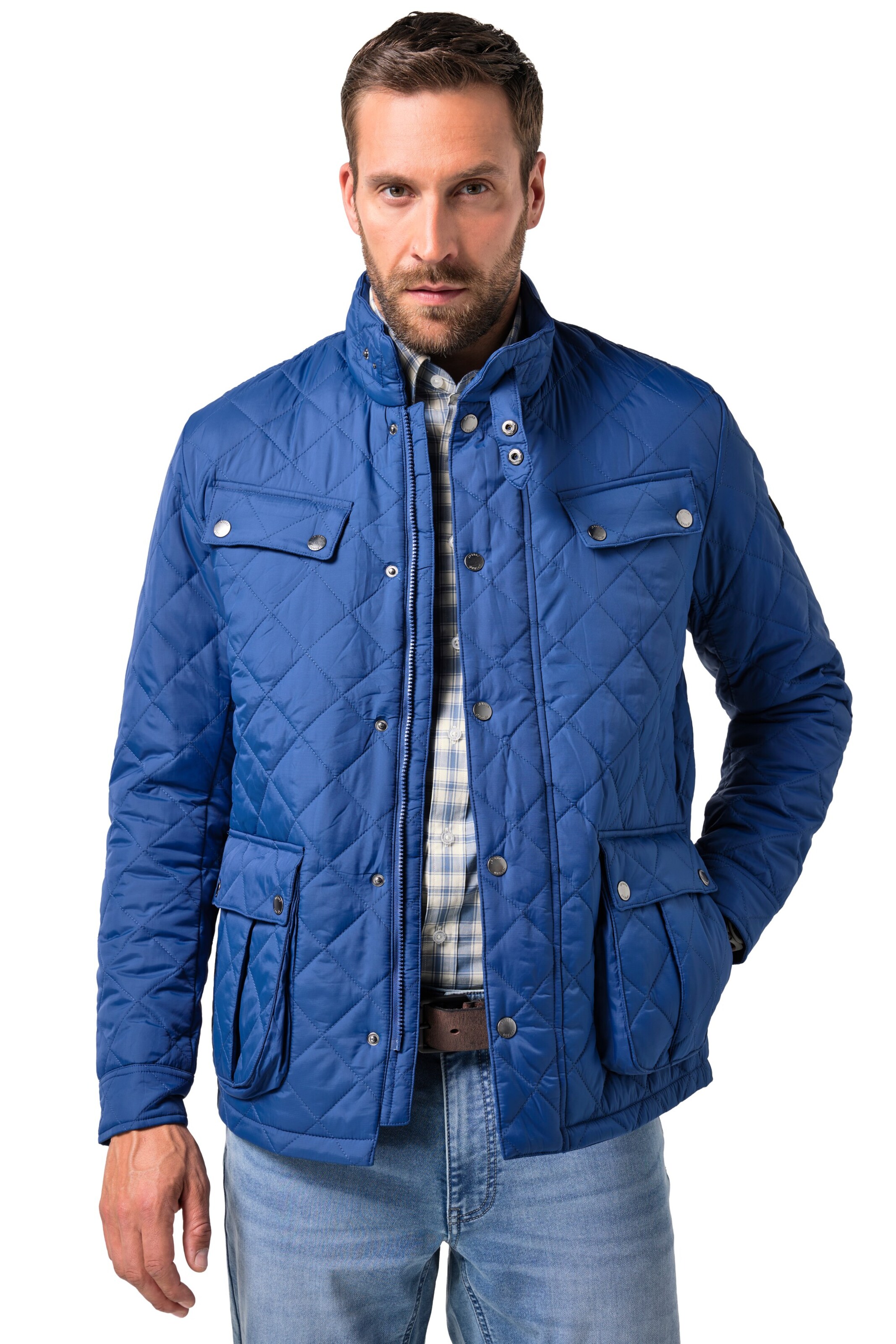 JP1880 Winter Jacket in Blue: front