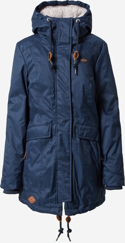 Ragwear Between-Season Jacket 'TUNNED' in Blue: front