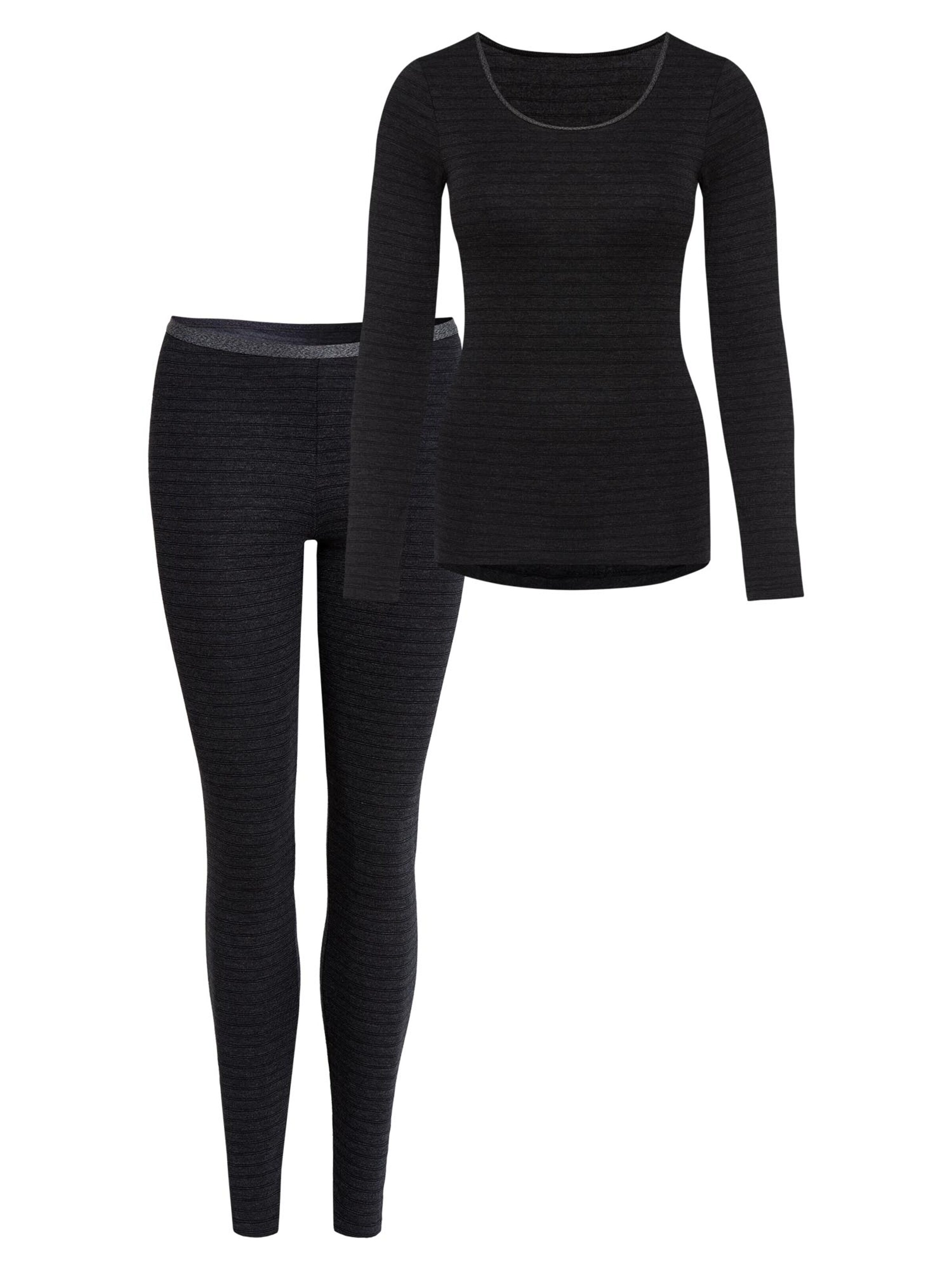 CON-TA Base Layer 'Basic' in Black: front