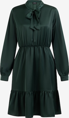 Robe-chemise usha BLACK LABEL en vert : devant