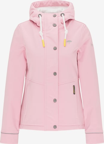 Schmuddelwedda Weatherproof jacket in Pink: front