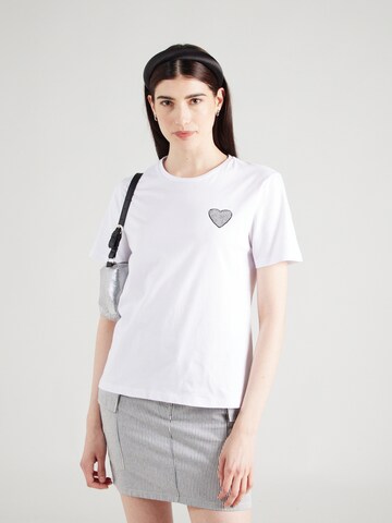 T-shirt 'MORA' VILA en blanc : devant