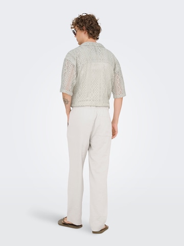 Only & Sons Regular Trousers 'ONSSINUS' in Grey