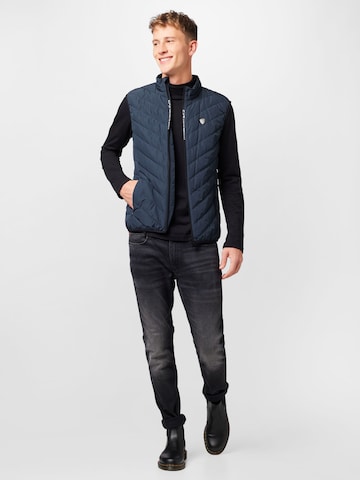 Gilet EA7 Emporio Armani en bleu