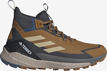 ADIDAS TERREX - Botas 'Free Hiker 2.0' em castanho: frente