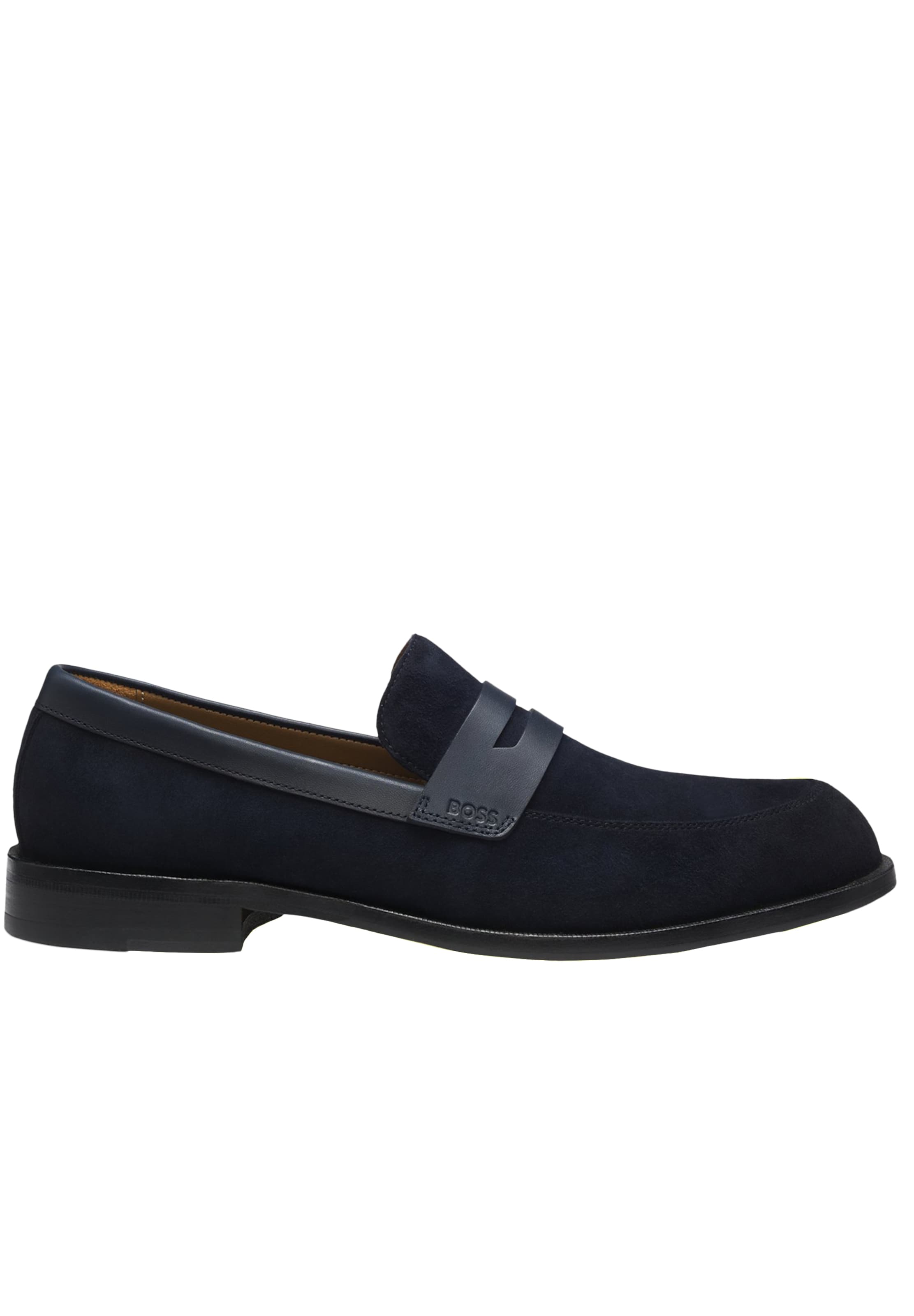 BOSS Mokassin 'Tayil-L' in Blau: Vorderseite