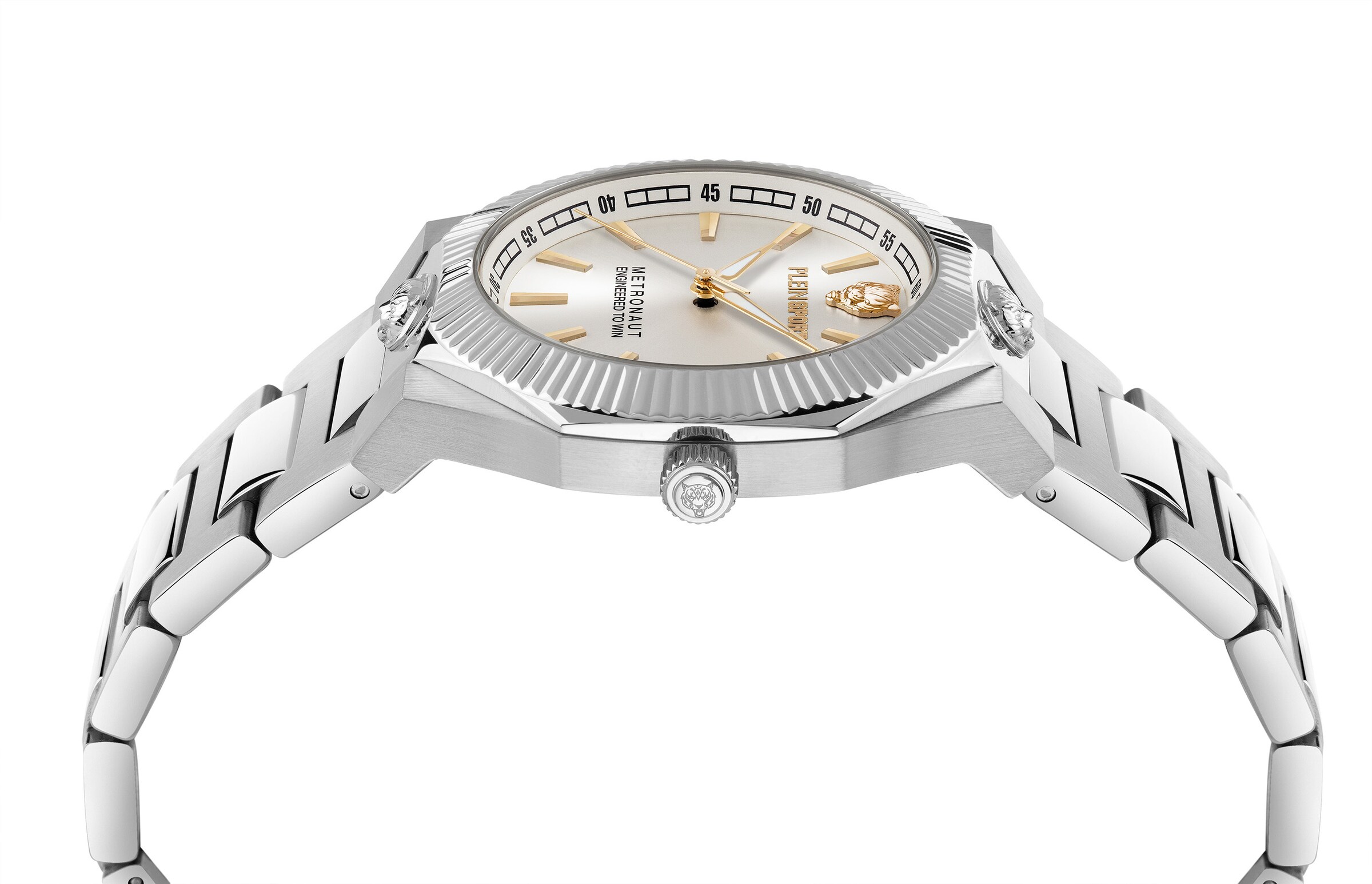 Plein Sport Analog watch 'METRONAUT' in Silver