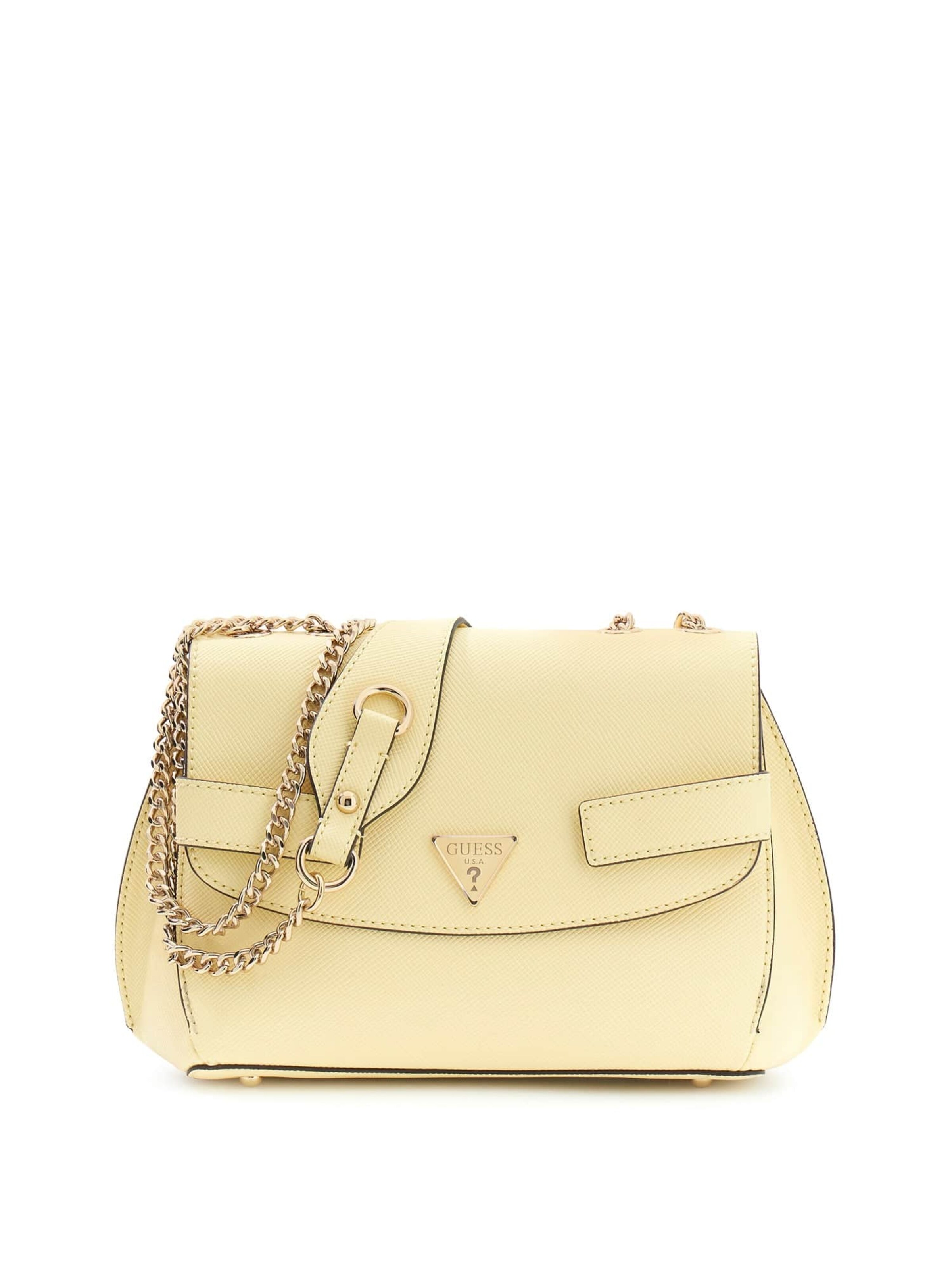 GUESS Shoulder Bag 'Serenova' in Yellow: front