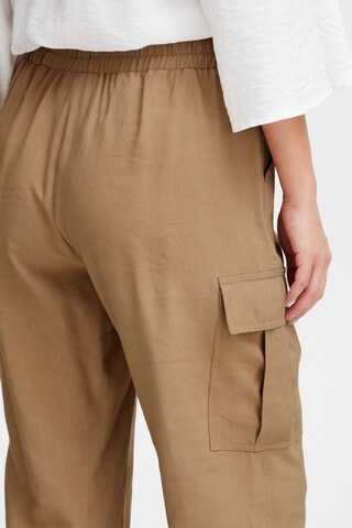 Fransa - Tapered Pantalón cargo 'krista Pa 1' en marrón